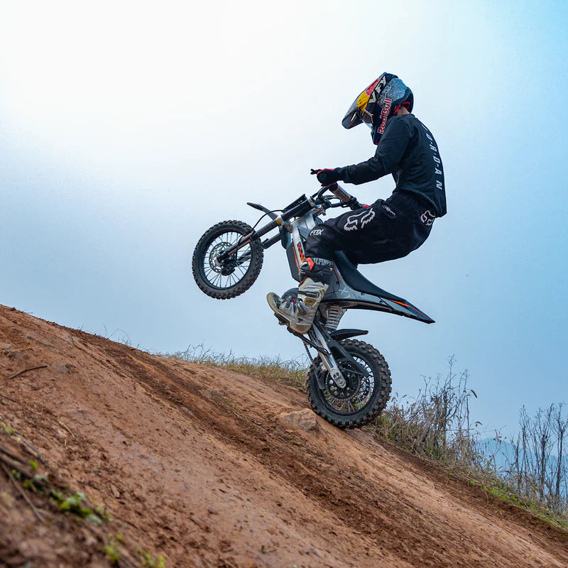 Kukirin X1 Electric Dirt Bike in action