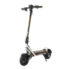 Kugoo Kirin A1 electric scooter 45-degree downward angle showing frame design