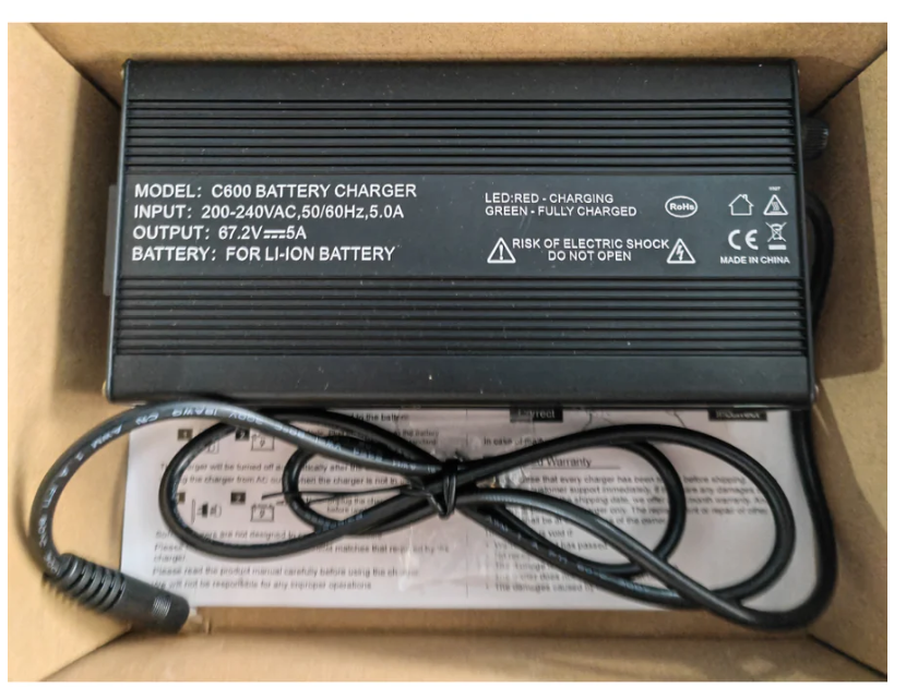 kukirin G4 Max Charger