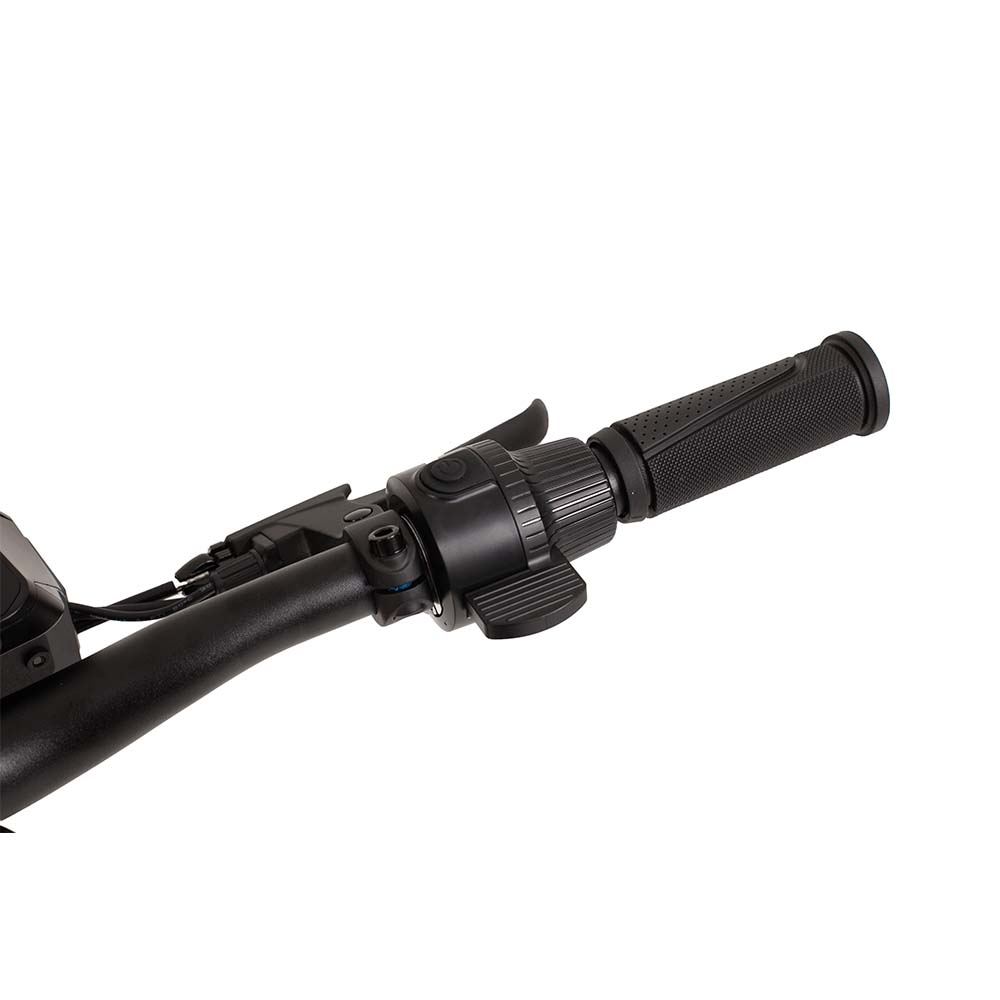 Kukirin G3 electric scooter handlebar detail with ergonomic controls for adult riders