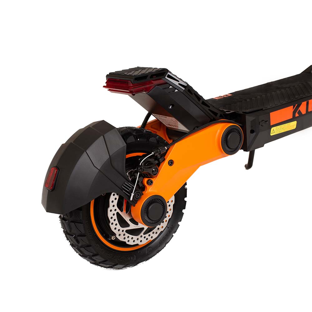 Kukirin G3 e-scooter rear wheel side view for adults, electric scooter fast and high-performance