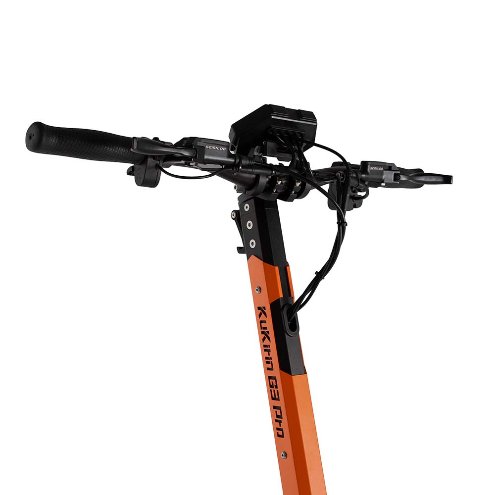 Kukirin G3 Pro electric scooter handlebar view for adults, ergonomic controls and fast e-scooter design
