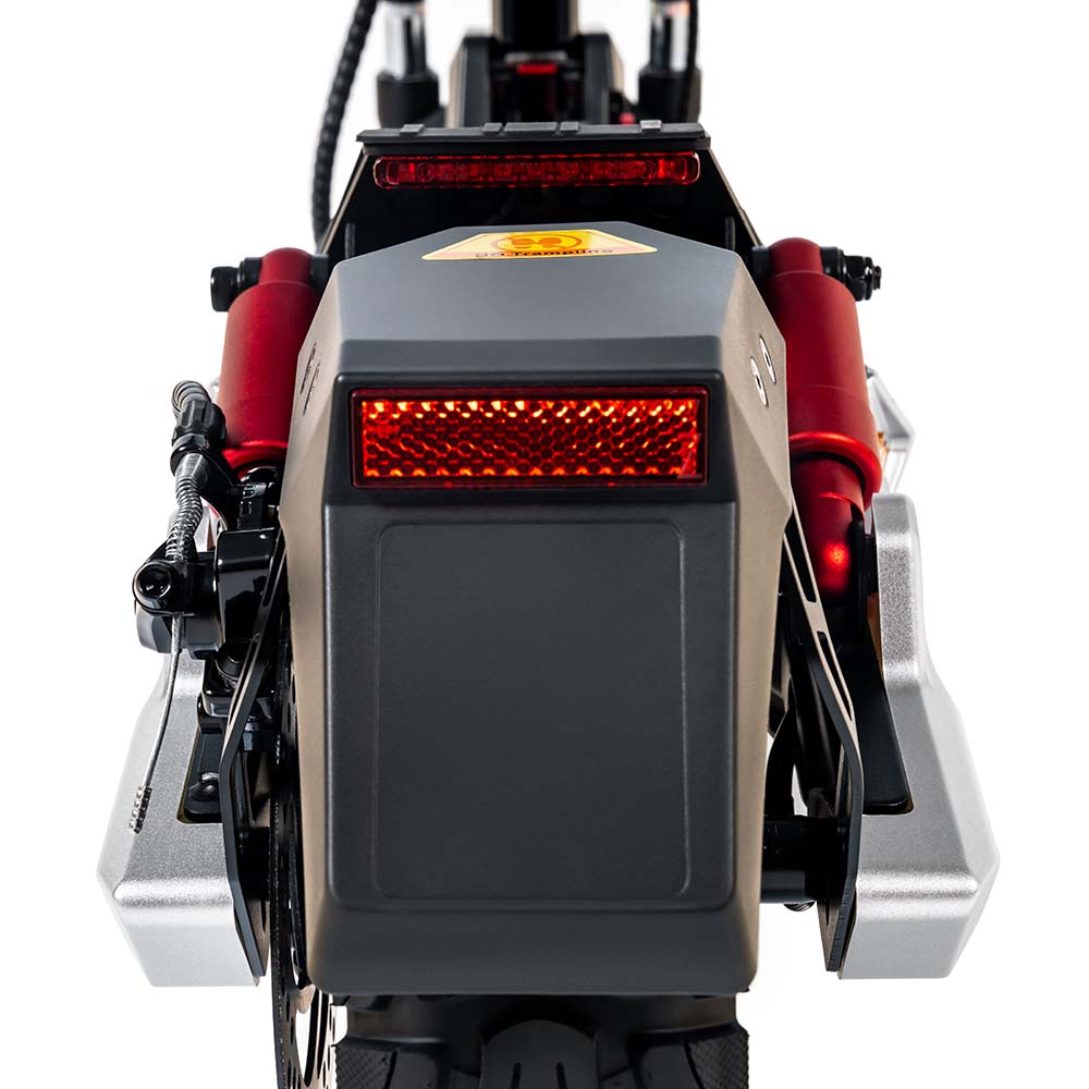 Kukirin M4 Max rear LED tail light, electric scooter for adults, safe and fast e-scooter for city riding