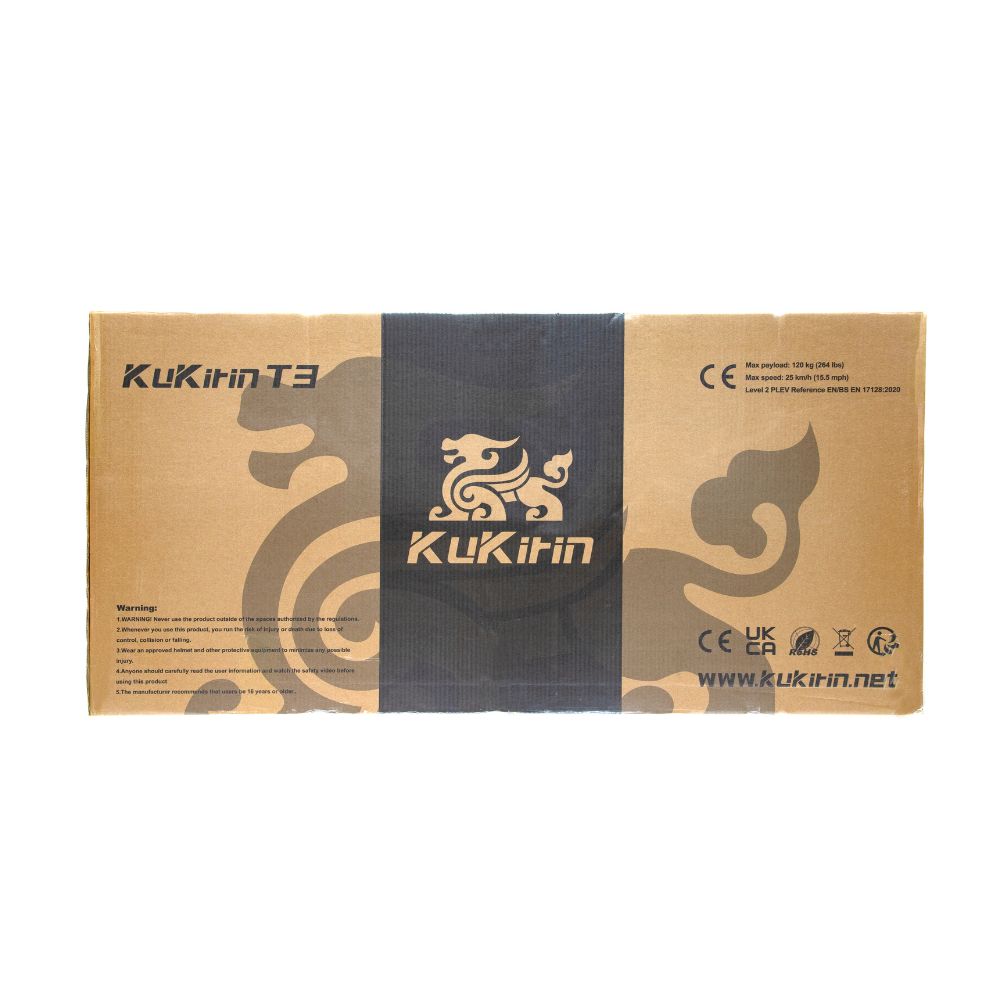 Kukirin T3 packaging box display, adult electric scooter shipping box